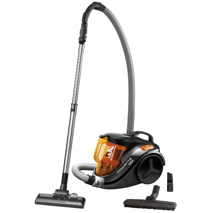 Rowenta - Odkurzacz bezworkowy COMPACT POWER 1,5l 750W/230V czarny/pomarańczowy