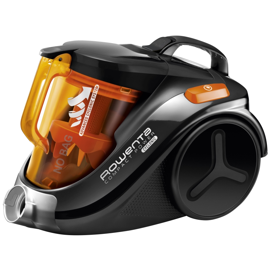 Rowenta - Odkurzacz bezworkowy COMPACT POWER 1,5l 750W/230V czarny/pomarańczowy