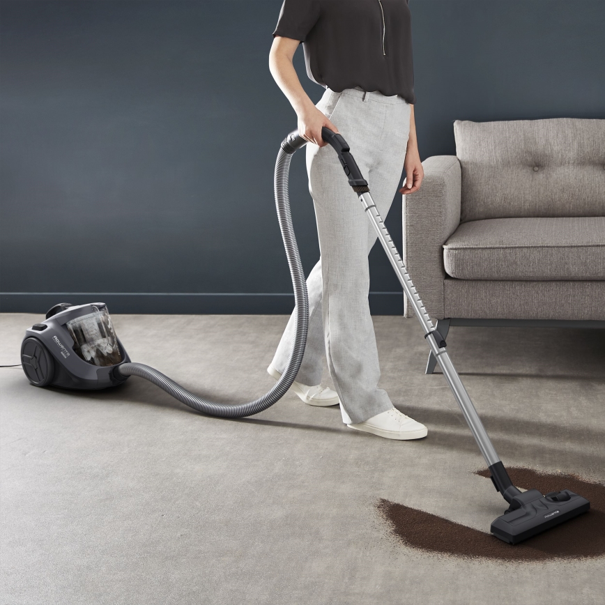 Rowenta - Odkurzacz bezworkowy COMPACT POWER 1,5l 750W/230V szary