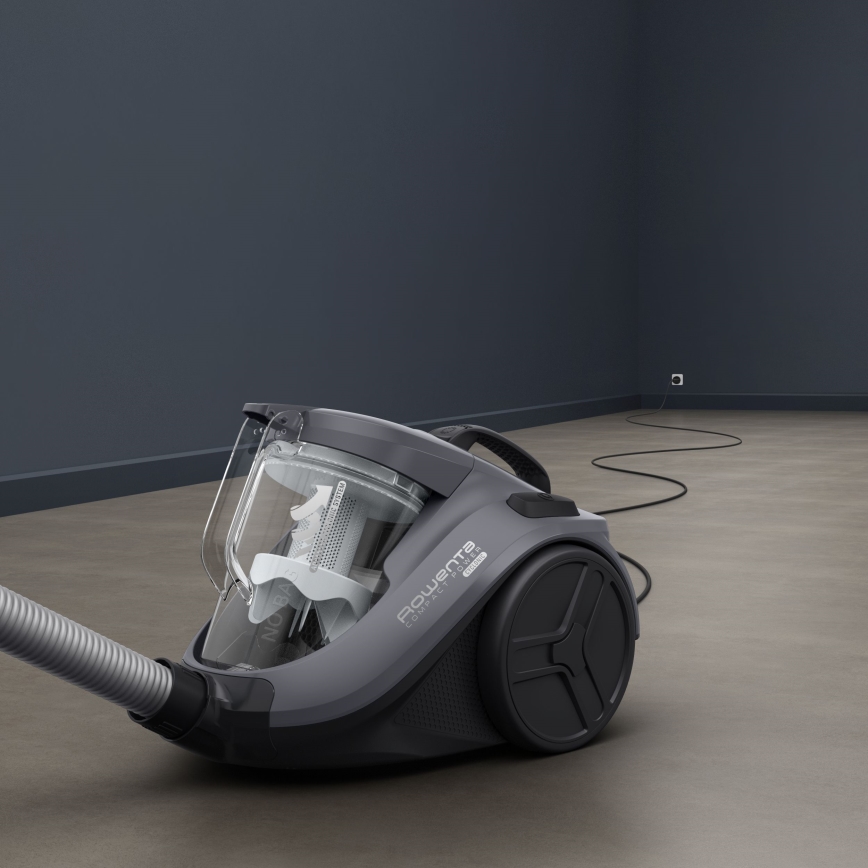Rowenta - Odkurzacz bezworkowy COMPACT POWER 1,5l 750W/230V szary