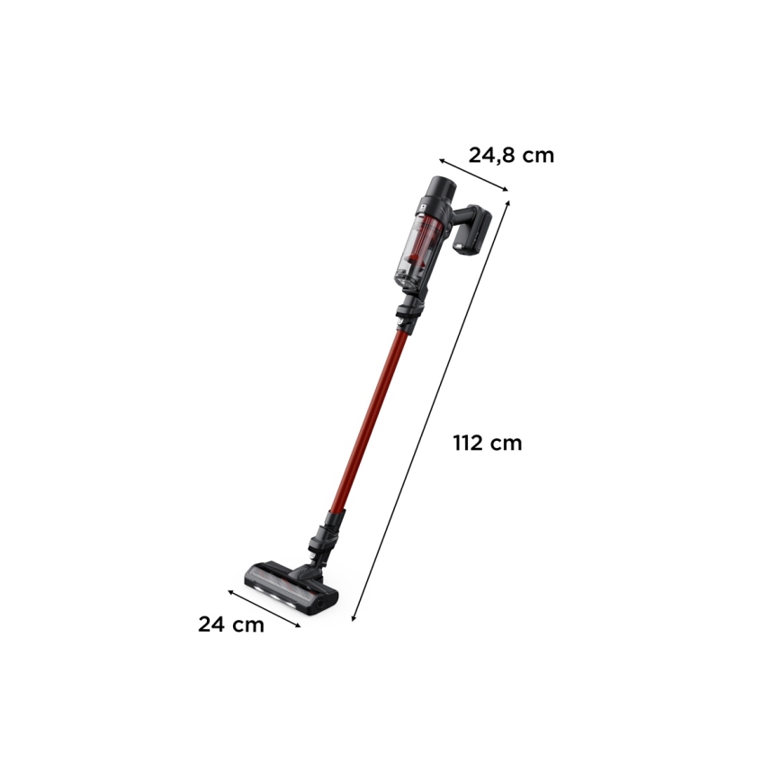 Rowenta - Odkurzacz pionowy 2 w 1 X-PERT ANIMAL 140 W/18 V 2000 mAh czerwony