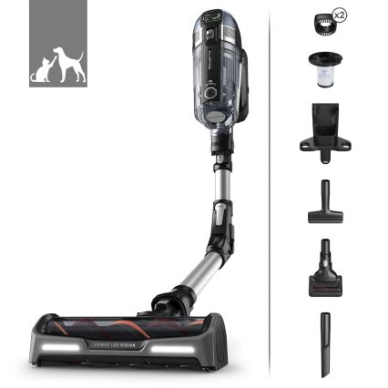 Rowenta - Odkurzacz pionowy 3 w 1 X-FORCE ANIMAL AUTO 480W/32,4V czarny 2000 mAh
