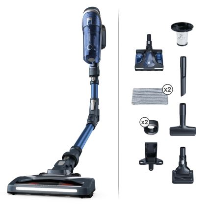 Rowenta - Odkurzacz pionowy X-FORCE FLEX 8,60 ANIMAL AQUA 4w1 185W/22V niebieski