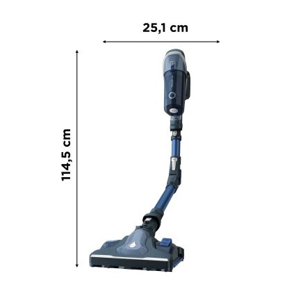 Rowenta - Odkurzacz pionowy X-FORCE FLEX 8,60 ANIMAL AQUA 4w1 185W/22V niebieski