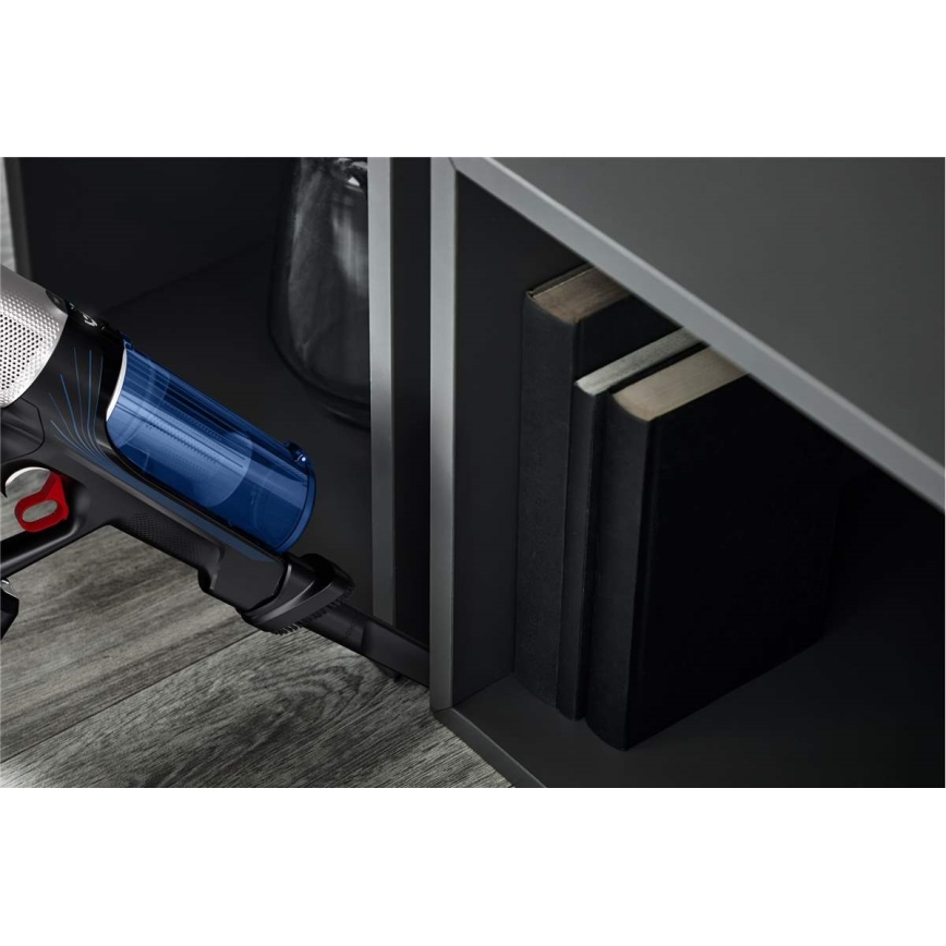 Rowenta - Odkurzacz pionowy z mopem X-FORCE FLEX ANIMAL AQUA AUTO 4w1 250W/25,2V 2500 mAh czarny/niebieski