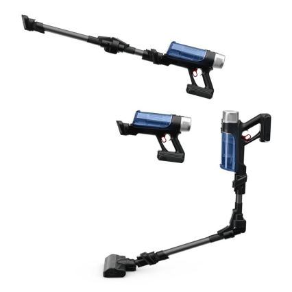 Rowenta - Odkurzacz pionowy z mopem X-FORCE FLEX ANIMAL AQUA AUTO 4w1 250W/25,2V 2500 mAh czarny/niebieski