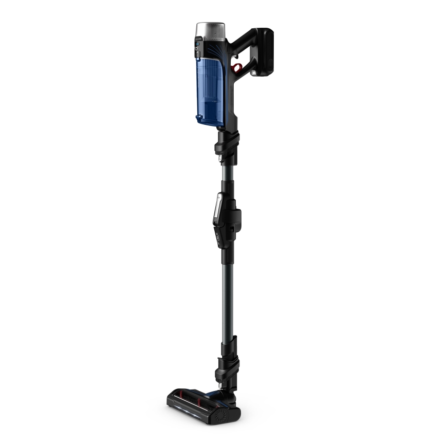 Rowenta - Odkurzacz pionowy z mopem X-FORCE FLEX ANIMAL AQUA AUTO 4w1 250W/25,2V 2500 mAh czarny/niebieski