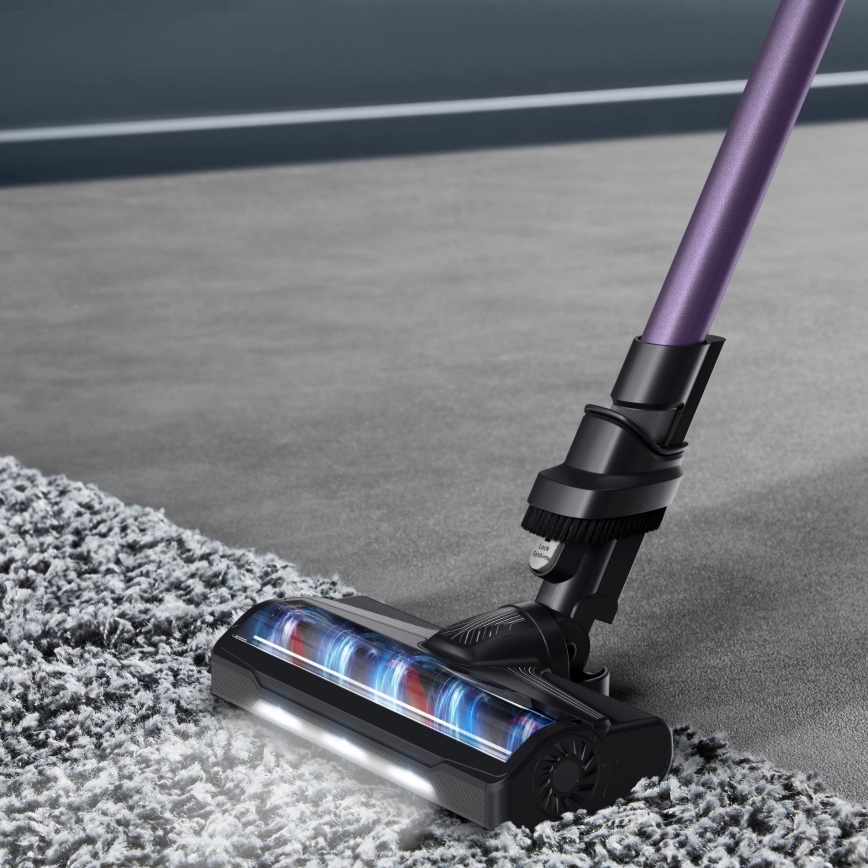 Rowenta - Odkurzacz pionowy X-PERT 2w1 140W/18V 2500 mAh fioletowy