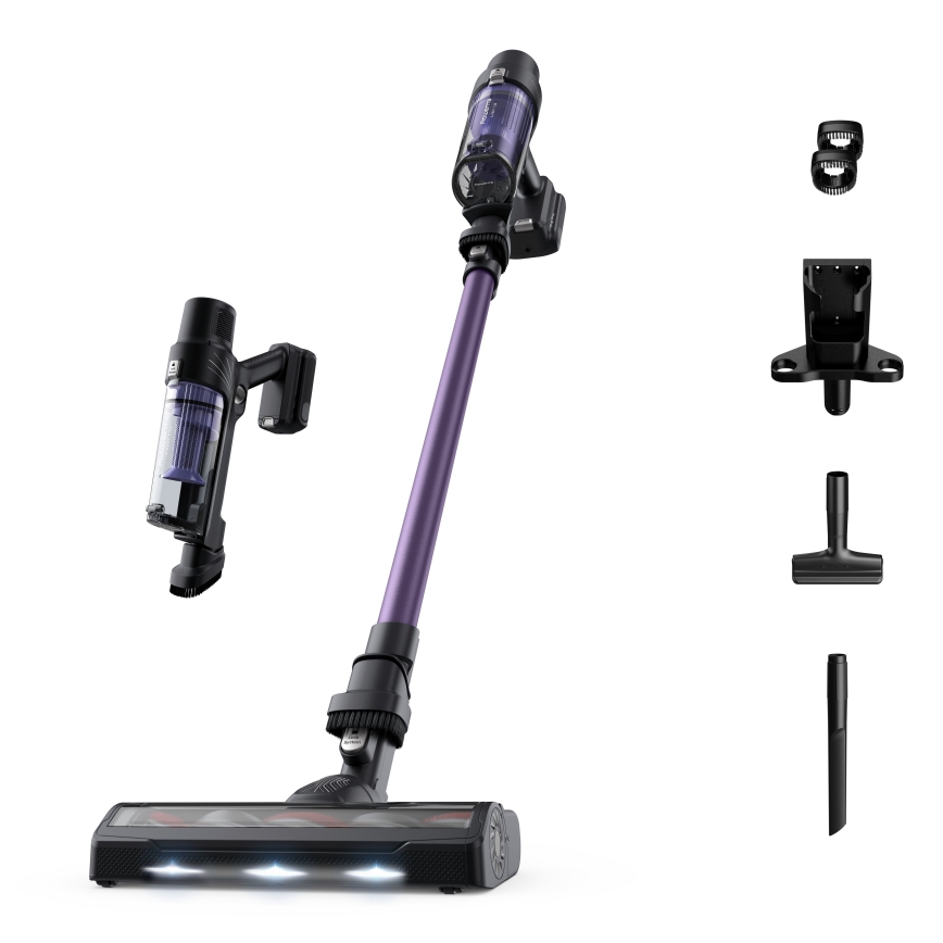 Rowenta - Odkurzacz pionowy X-PERT 2w1 140W/18V 2500 mAh fioletowy