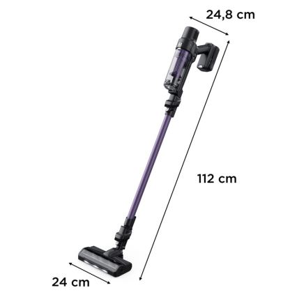 Rowenta - Odkurzacz pionowy X-PERT 2w1 140W/18V 2500 mAh fioletowy