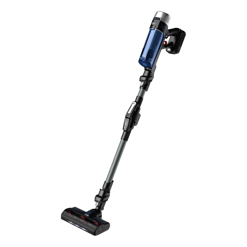 Rowenta - Odkurzacz pionowy z mopem X-FORCE FLEX ANIMAL AQUA AUTO 4w1 250W/25,2V 2500 mAh czarny/niebieski