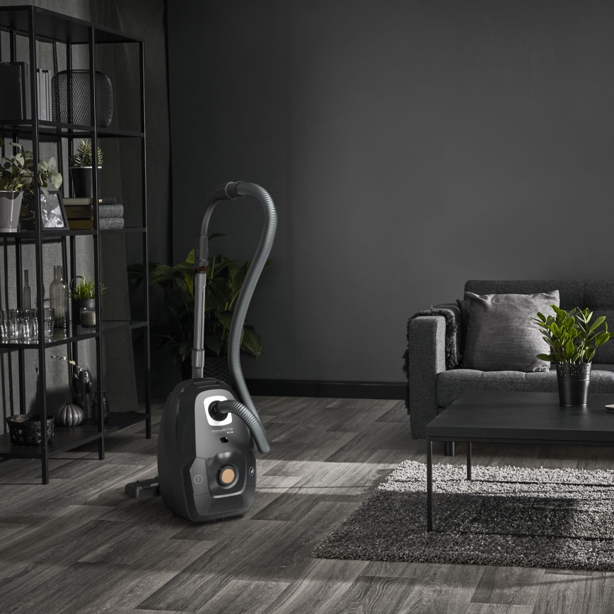 Rowenta - Odkurzacz workowy ZIELONY FORCE EFFITECH ECO TOTAL CLEAN 400W/230V czarny