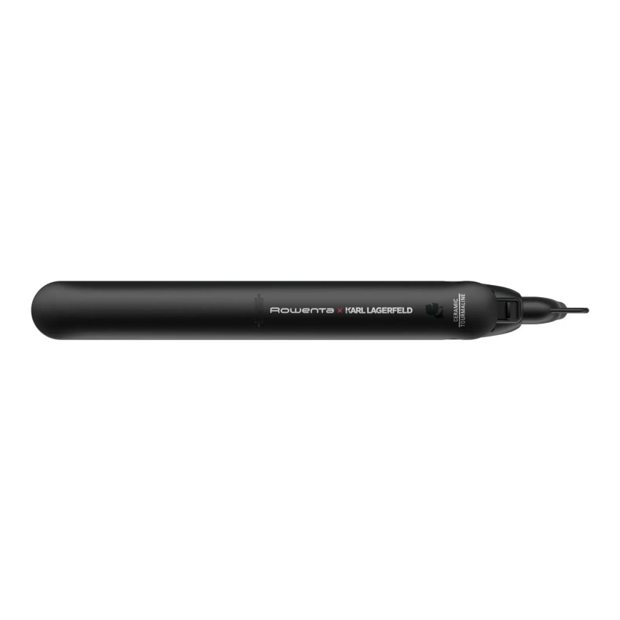 Rowenta - Prostownica do włosów KARL LAGERFELD EASYLISS czarna