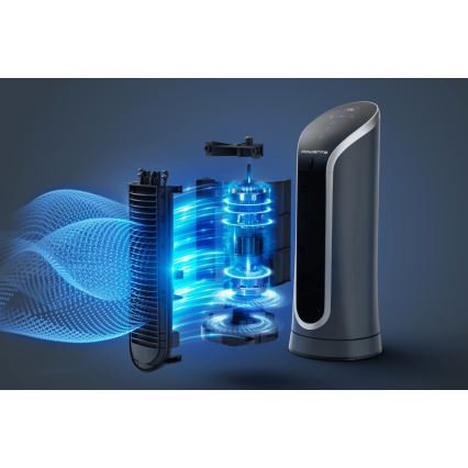 Rowenta - Wentylator kolumnowy EOLE COMPACT 30W/230V czarny