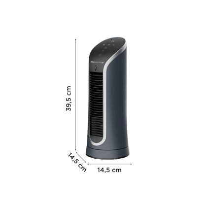 Rowenta - Wentylator kolumnowy EOLE COMPACT 30W/230V czarny