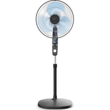 Rowenta - Wentylator stojący o średnicy 40 cm z odstraszaczem ESSENTIAL+, 60 W/230 V, wys. 130 cm, czarny