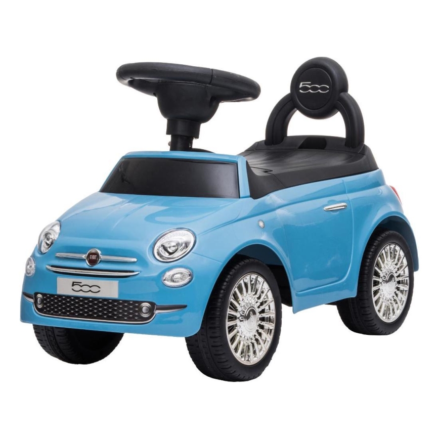 Rowerek do pchania Fiat 500 2xAA niebieski