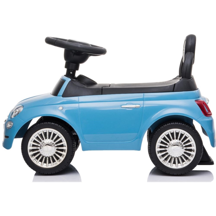 Rowerek do pchania Fiat 500 2xAA niebieski