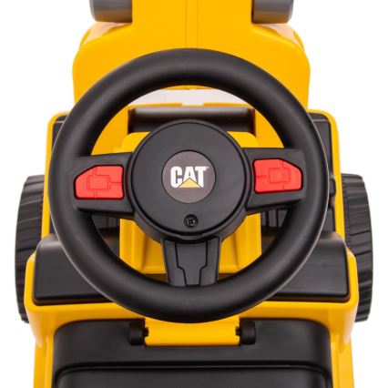 Rowerek do pchania ładowarka CAT 2xAA żółty/czarny