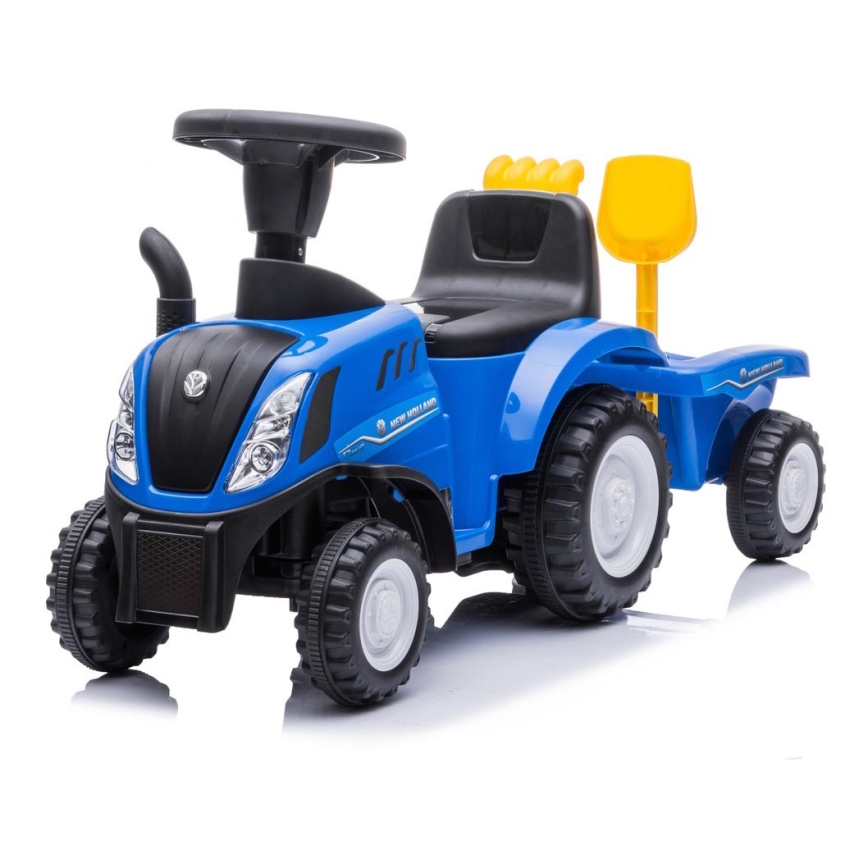 Rowerek do pchania NEW HOLLAND 2xAA niebieski/czarny