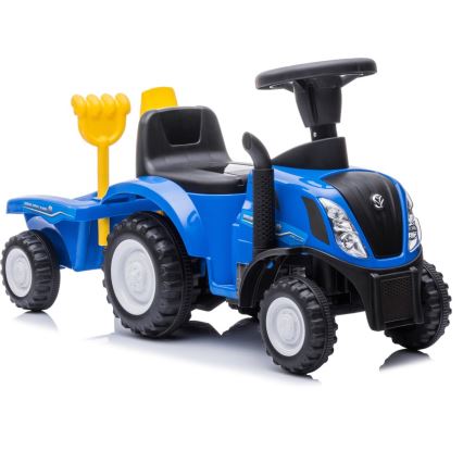 Rowerek do pchania NEW HOLLAND 2xAA niebieski/czarny