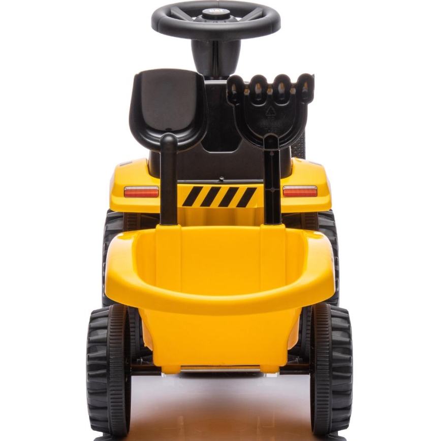 Rowerek do pchania traktor CAT 2xAA żółty/czarny