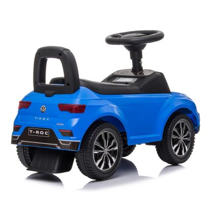 Rowerek do pchania Volkswagen 2xAA niebieski/czarny