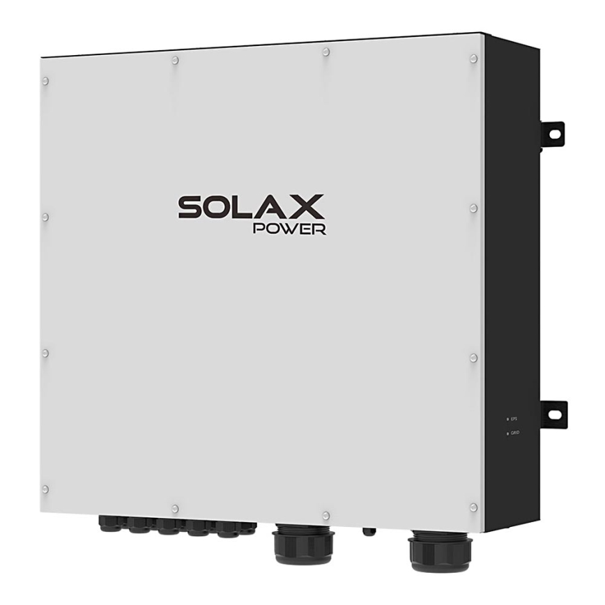 Równoległe połączenie SolaX Power 60kW do falowników hybrydowych, X3-EPS PBOX-60kW-G2