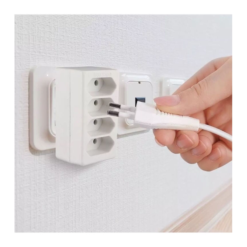 Rozgałęziacz do gniazdka 4x2,5A/230V