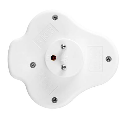 Rozgałęźnik z wyłącznikiem, 2 gniazda + USB-C + USB-A