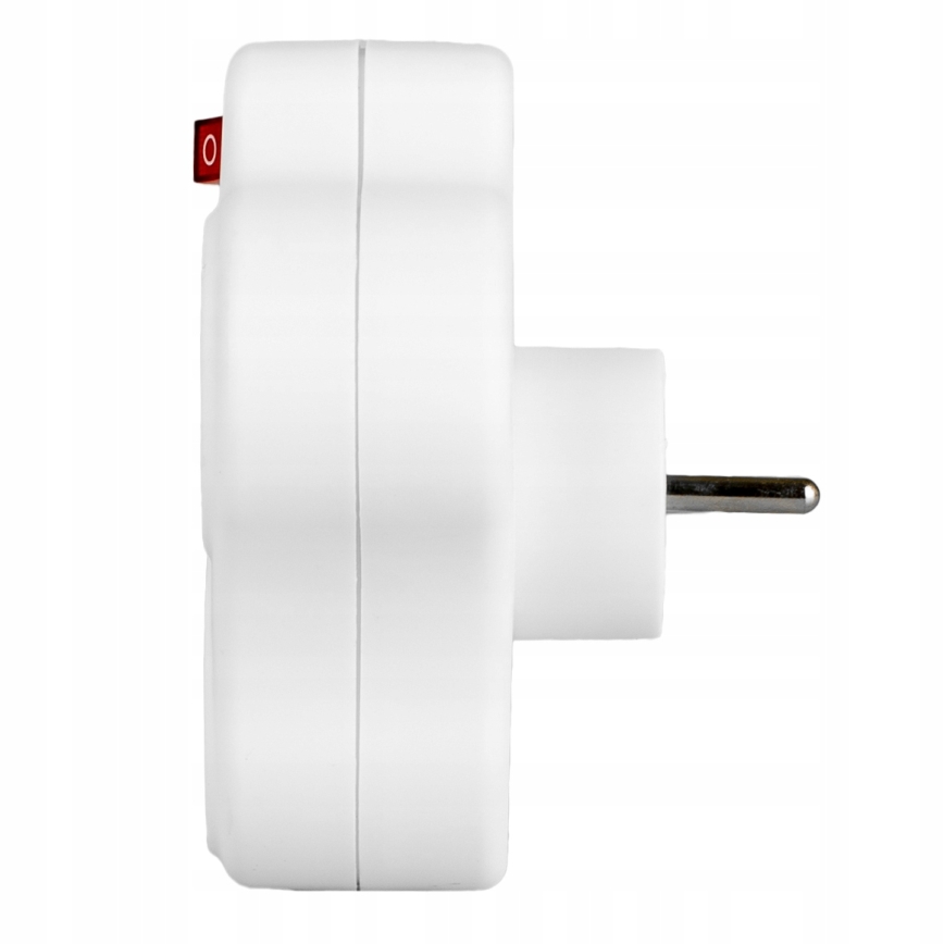 Rozgałęźnik z wyłącznikiem, 3 gniazda