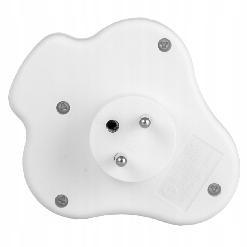 Rozgałęźnik z wyłącznikiem, 3 gniazda