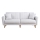 Rozkładana dwuosobowa sofa KITO kremowa