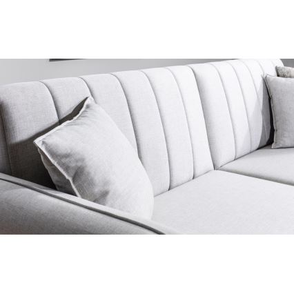 Rozkładana dwuosobowa sofa KITO kremowa