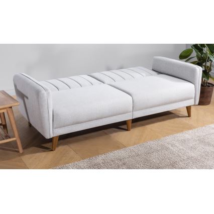 Rozkładana dwuosobowa sofa KITO kremowa