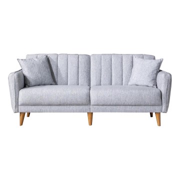 Rozkładana dwuosobowa sofa KITO szara