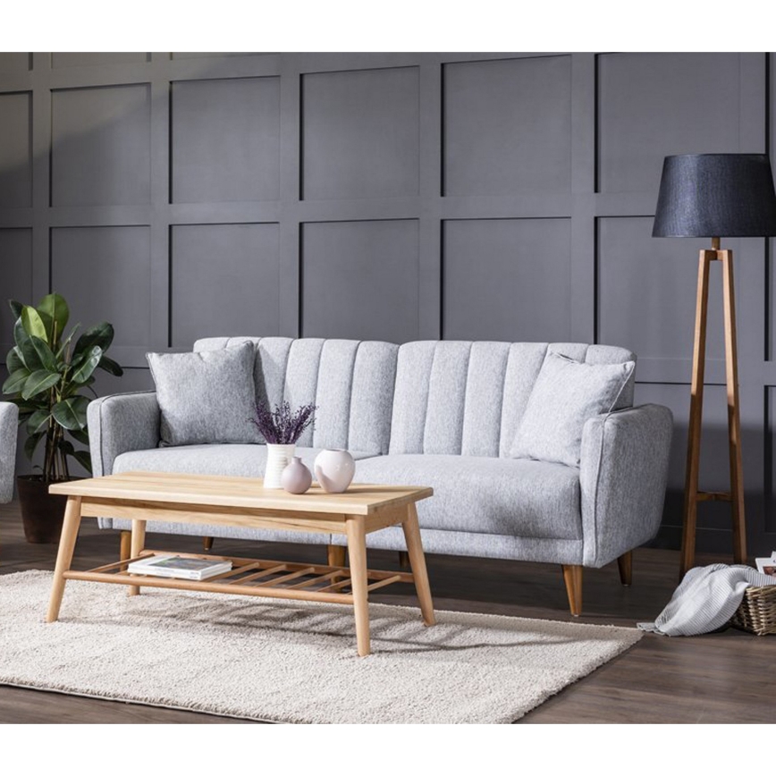 Rozkładana dwuosobowa sofa KITO szara