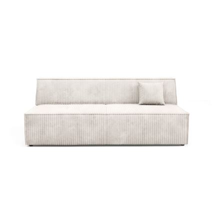 Rozkładana sofa trzyosobowa z pojemnikiem TERAMO beżowa