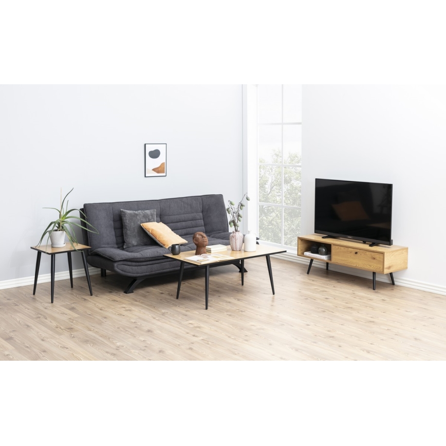 Rozkładana dwuosobowa sofa AIRI ciemnoszara