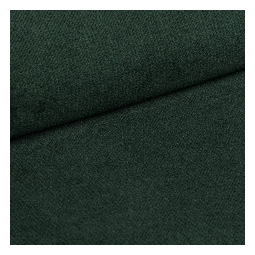 Rozkładana sofa narożna w kształcie litery U z pojemnikiem na przechowywanie SALVADA zielona