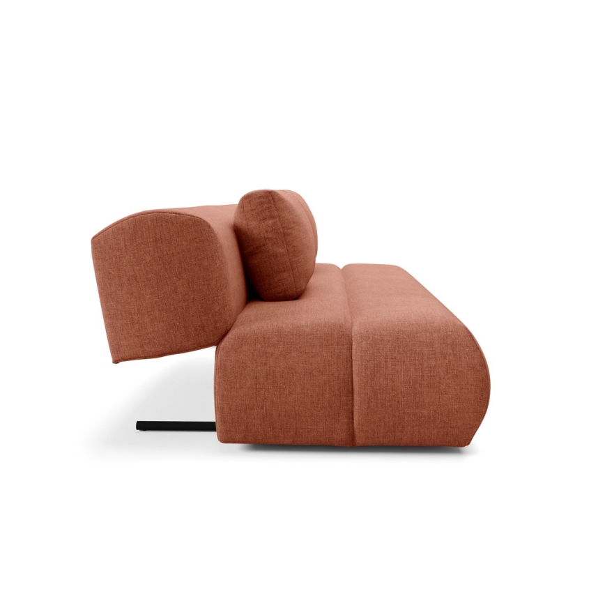 Rozkładana sofa trzyosobowa FANO brązowa