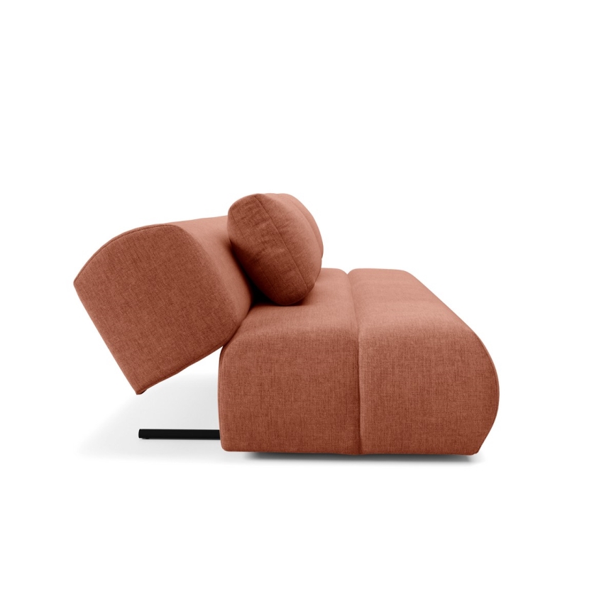 Rozkładana sofa trzyosobowa FANO brązowa