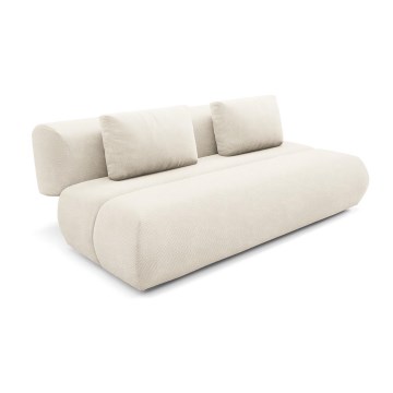 Rozkładana sofa trzyosobowa FANO kremowa