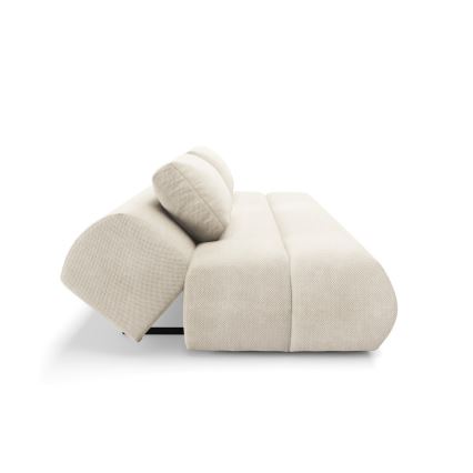 Rozkładana sofa trzyosobowa FANO kremowa