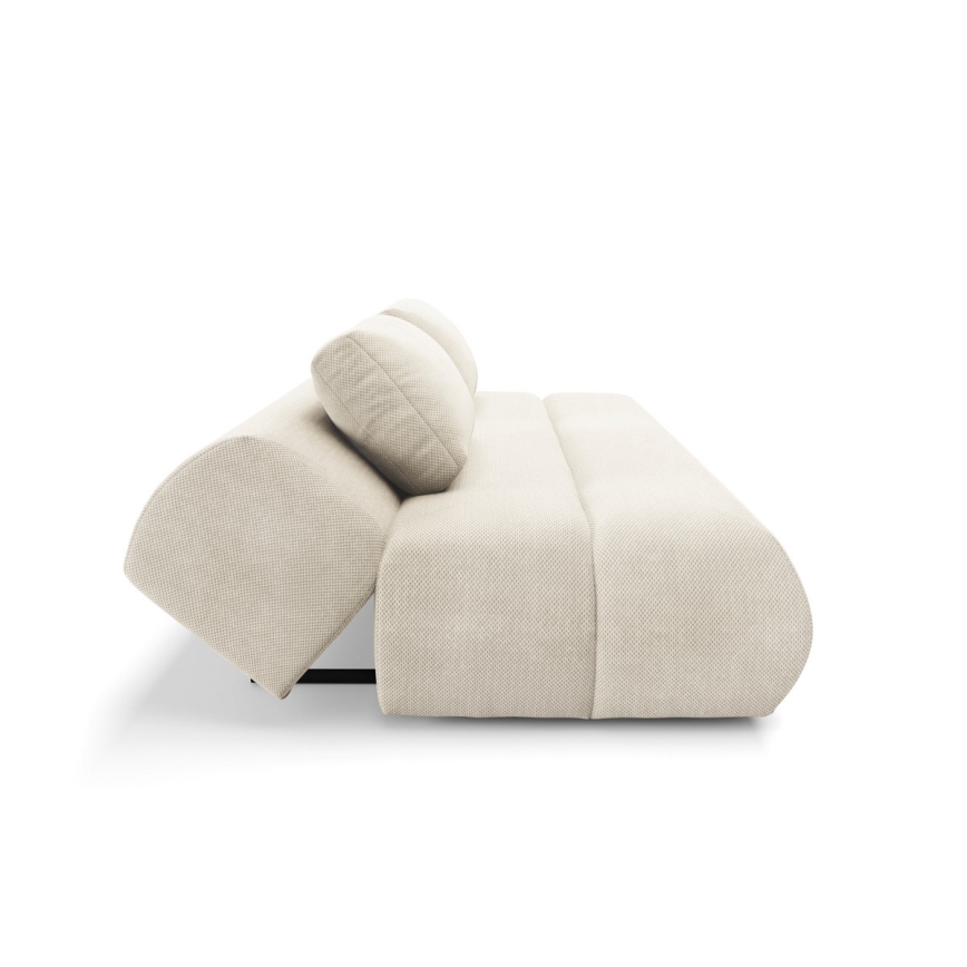 Rozkładana sofa trzyosobowa FANO kremowa