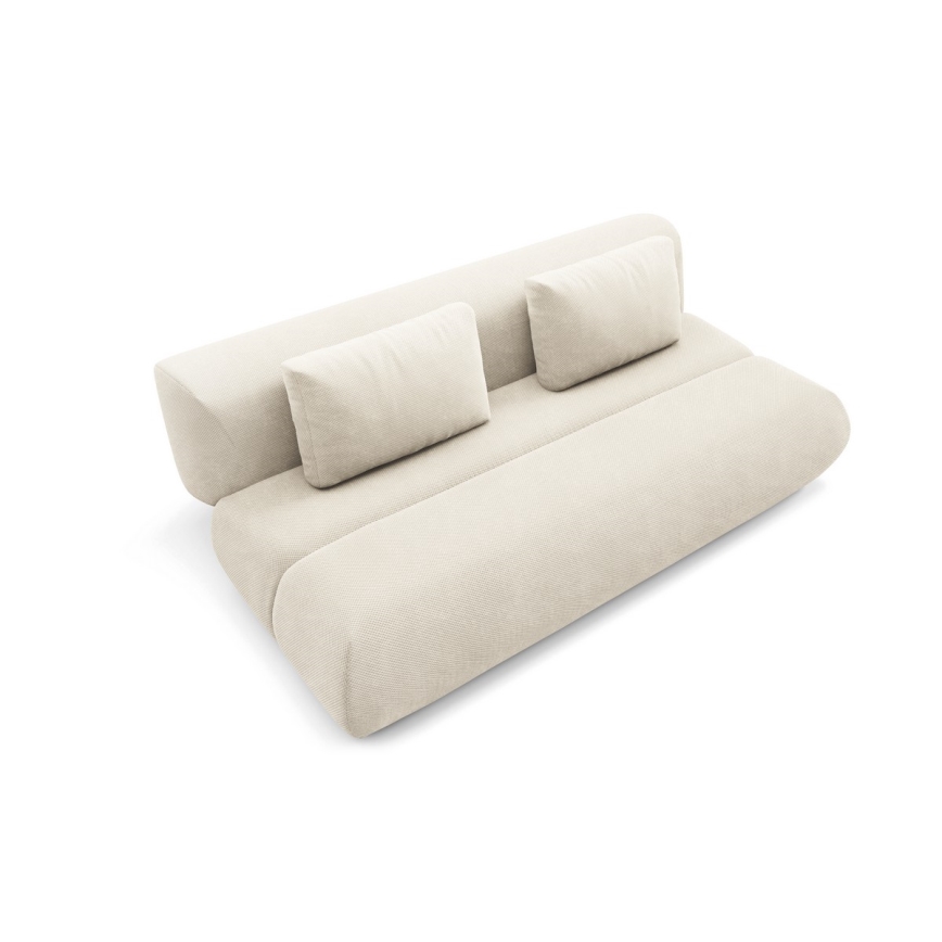 Rozkładana sofa trzyosobowa FANO kremowa