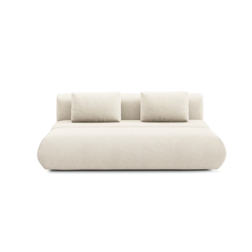 Rozkładana sofa trzyosobowa FANO kremowa
