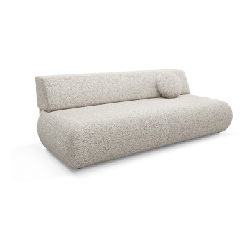 Rozkładana sofa trzyosobowa z pojemnikiem PRATO beżowa