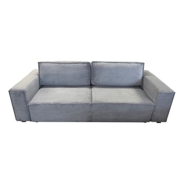 Rozkładana sofa trzyosobowa z pojemnikiem RONDA szara
