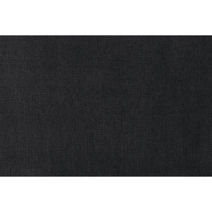 Rozkładana sofa z pojemnikiem i pufą PALERMO czarna lewa